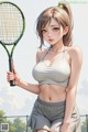 Hentai - Radiant Grace on the Tennis Court Set.1 20250131 Part 5