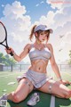 Hentai - Radiant Grace on the Tennis Court Set.1 20250131 Part 9